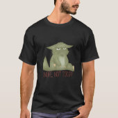 Nope Lazy Cat T-Shirt (Vorderseite)
