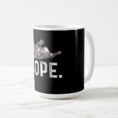 Nope Lazy French Bulldog Dog Lover Gift Kaffeetasse (VorderseiteRechts)