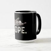 Nope Lazy French Bulldog Dog Lover Gift Tasse (VorderseiteRechts)