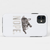 Nope Lazy French Bulldog Lover Gift Case-Mate iPhone Hülle (Rückseite (Horizontal))