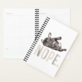 Nope Lazy French Bulldog Lover Gift Planer (Anzeige)