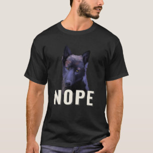 Nope Lazy Norwegian Elkhound Funny Dog Lover Pet O T-Shirt