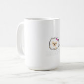 Nope Lazy Spitz Dog Puppy Lover Gift Kaffeetasse (Vorderseite Links)