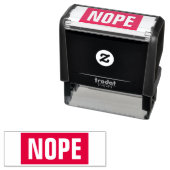 Nope lustig permastempel (Beispiel)