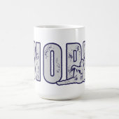 NOPE – Minimal Funny Mood Coffee Cup Kaffeetasse (Mittel)