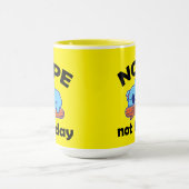 NOPE, nicht heute. Lazy Koala. Tasse (Zentrum)