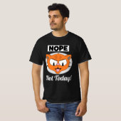 NOPE nicht heute! Señor Gato™ Cartoon Cat T-Shirt (Vorne ganz)