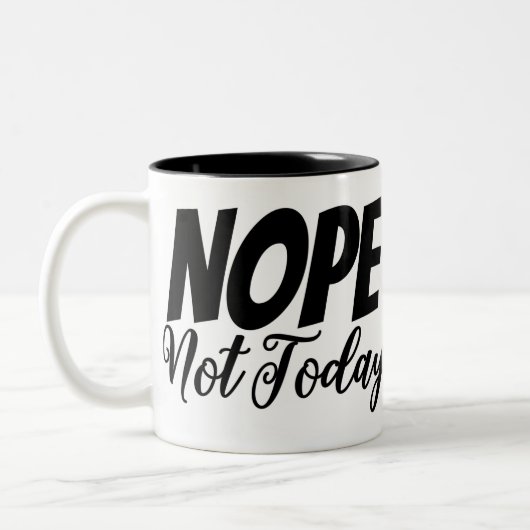 Nope nicht heute Tasse (Links)