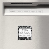 Nope nicht heute und das ist okay Zebra EDS Magnet (In Situ (Geschirrspüler))