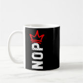 Nope No Kings Protest Sign Funny AntiTrump 4. Kaffeetasse (Links)