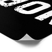 Nope No Kings Protest Sign Funny AntiTrump 4. Poster (Ecke)