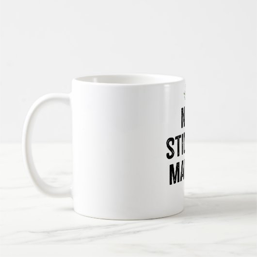 Nope noch nicht verheiratet Geschenkidee Kaffeetasse (Links)