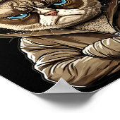 Nope! Nope - Employee Work Colleagues Teenager Cat Poster (Ecke)