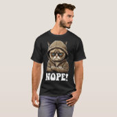 Nope! Nope - Employee Work Colleagues Teenager Cat T-Shirt (Vorne ganz)