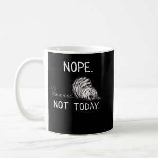 Nope Not Funny Lazy Cat Premium T - Shirt Kaffeetasse