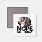 Nope Not German Shepherd Magnet (Vorderseite/Rückseite)