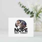 Nope Not German Shepherd Postkarte (Stehend Vorderseite)
