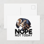 Nope Not German Shepherd Postkarte (Vorne/Hinten)