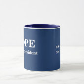 NOPE Not my president customizable Tasse (Zentrum)