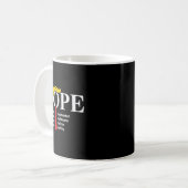 Nope Not My President King Funny Trump Kaffeetasse (Vorderseite Links)