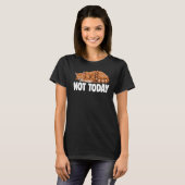 Nope Not Sleeping Cat Funny Cat Lovers Kitt T-Shirt (Vorne ganz)