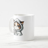 Nope not Today Chat, Funny Cat, Coffee Lover, Grum Kaffeetasse (Vorderseite Links)