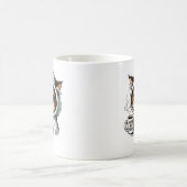 Nope not Today Chat, Funny Cat, Coffee Lover, Grum Kaffeetasse (Mittel)