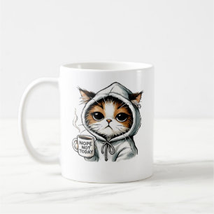 Nope not Today Chat, Funny Cat, Coffee Lover, Grum Kaffeetasse