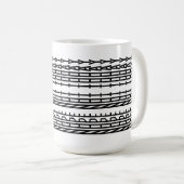 Nope Not Today Decorative Ornament Art Kaffeetasse (VorderseiteRechts)