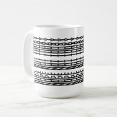 Nope Not Today Decorative Ornament Art Kaffeetasse (Vorderseite Links)