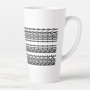 Nope Not Today Decorative Ornament Art Milchtasse