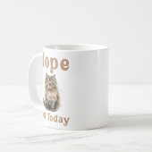Nope not Today, Funny Cat Kaffeetasse (Vorderseite Links)