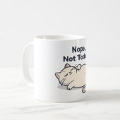 Nope Not Today Lazy Cat Funny Coffee Mug – Gift Kaffeetasse (Vorderseite Links)