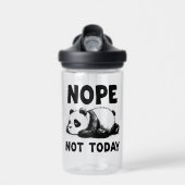 Nope not Today Panda Bear Water Flasche (Vorne)