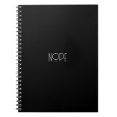 NOPE-Notebook Notizblock (Vorderseite)