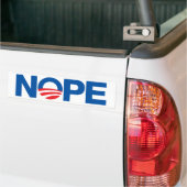 Nope Obama Autoaufkleber (Auf Lkw)
