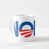 Nope Obama Kaffeetasse (Vorderseite Links)