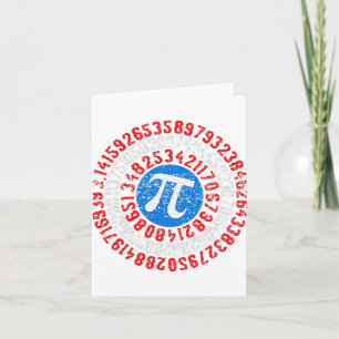 Nope Pi Day Funny Face Mask Teacher Student Quark Karte