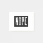 NOPE POST-IT KLEBEZETTEL (Vorderseite)