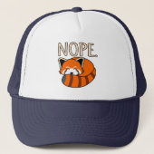 Nope Red Pandas Niedlich Pet Animal Panda Lover Gr Truckerkappe (Vorderseite)
