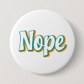 Nope Retro Button (Vorderseite)
