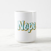 Nope Retro Kaffeetasse (Mittel)