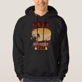 Nope Satan Mops Hoodie (Vorderseite)