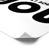 Nope Since 1776 No Kings Funny Anti-Monarchy Poster (Ecke)