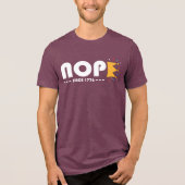 Nope Since 1776 No Kings Funny Tri-Blend Shirt (Vorderseite)