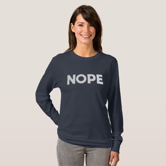 NOPE-T - Shirt (Vorne ganz)