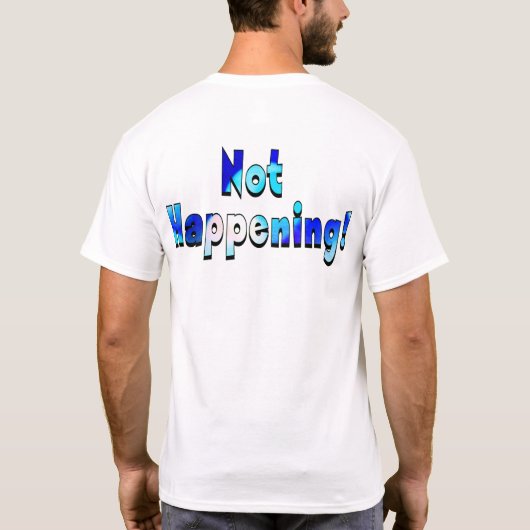 NOPE! t-shirt (Rückseite)