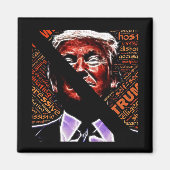 Nope to Donald Trump als Präsident Magnet (Vorne)