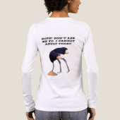 Nope! Tri-Blend Shirt (Rückseite)