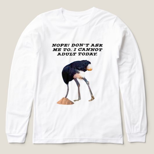 Nope! Tri-Blend Shirt (Design Vorderseite)